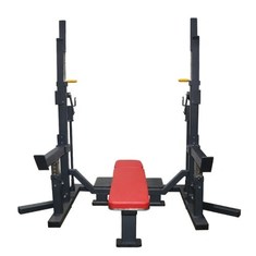 GYM-UITSTALING BENCH PRESS BARBELL SQUAT FRAME GYM