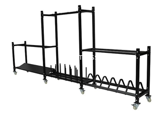 Van het gymnastiekgewicht de Zwarte Q235 Domoor Plaat Geladen Kettlebell van het de Bankrek