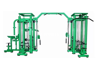 8 van het de Gymnastiekmateriaal van het posthuis de Multi Commerciële Groene 3.5mm Elliptische Buis