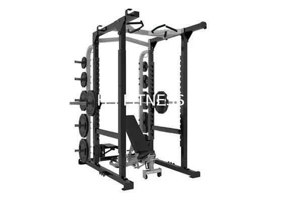 kwaliteit  Multi Station 360 Gym Equipment , Half Power Squat Rack Machine Commercial Bodybuilding Fabriek