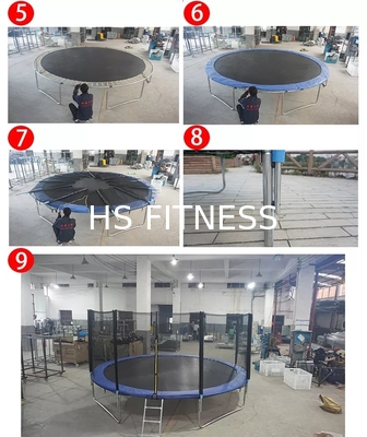 De openlucht 10ft 12ft 14ft Bungee Trampoline van de Trampolinejonge geitjes van het Trampolinepark Openlucht