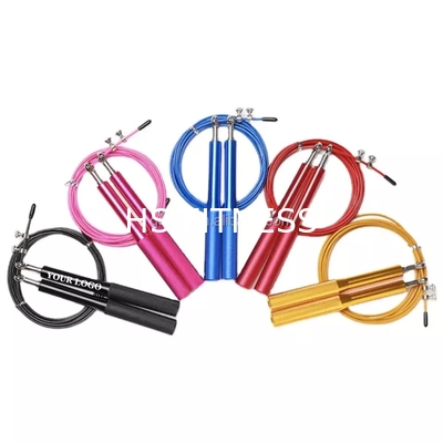 In het groot het Springtouw plastic springtouw van Douanelogo training fintness accessories aluminum
