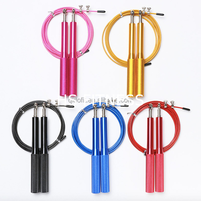 In het groot het Springtouw plastic springtouw van Douanelogo training fintness accessories aluminum