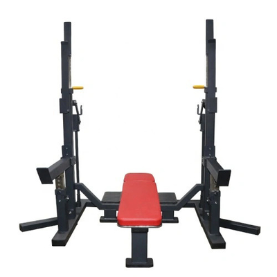 GYM-UITSTALING BENCH PRESS BARBELL SQUAT FRAME GYM