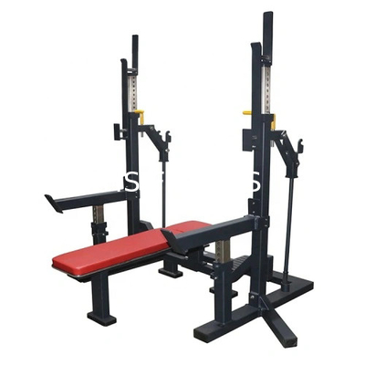 GYM-UITSTALING BENCH PRESS BARBELL SQUAT FRAME GYM