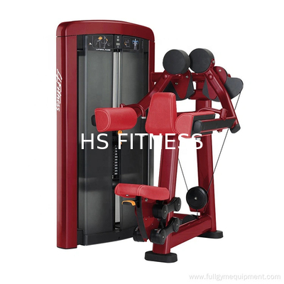 Rood Kleur Gymtoestel Laterale Lift Oefenmachine