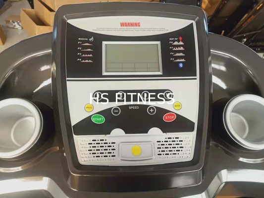 Zelus 2hp die 1500w Tredmolen met Lcd het Scherm Bluetooth vouwen