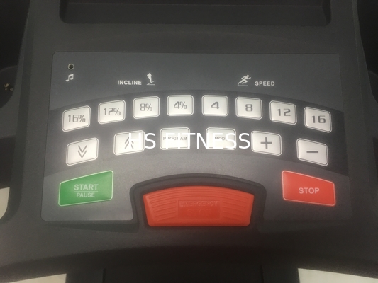 5hp op zwaar werk berekende Toetsenbord 0-20% Pu leuning van het Tredmolen Normale Scherm