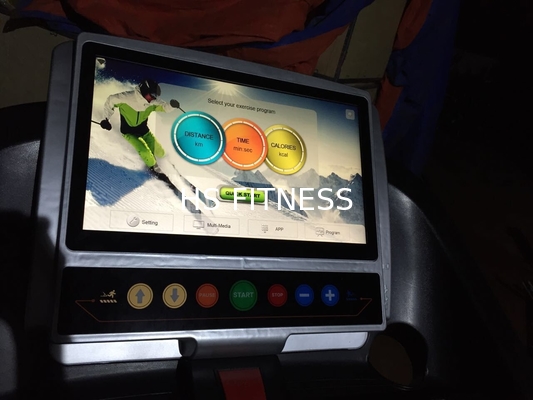 Lichaam die Commerciële Gymnastiektredmolen Technogym bouwen het de Kleurenscherm van 16,1 Duimtft