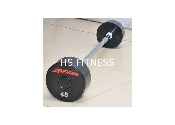 5KG van het gymnastiekmateriaal Vaste Pu Barbell Reeks van het de Toebehoren de Professionele Ijzer Powerlifting