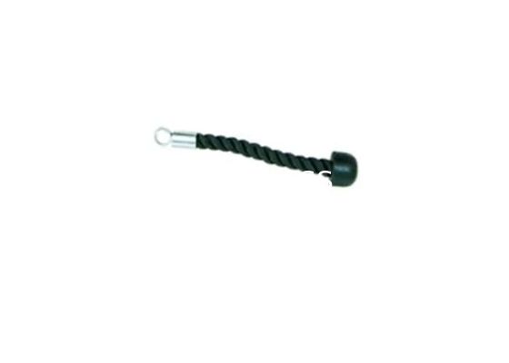 Zwarte Pulldown van de de Toebehoren Nylon Triceps van de Gymnastiektraining Trainingkabels