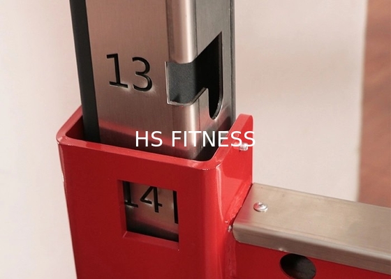 Q235 Multi Commercieel de Machts Hurkend Rek van het Gymnastiekmateriaal met Logo Customized